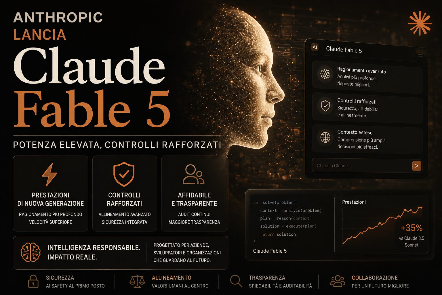 Anthropic lancia Claude Fable 5: potenza elevata, controlli rafforzati