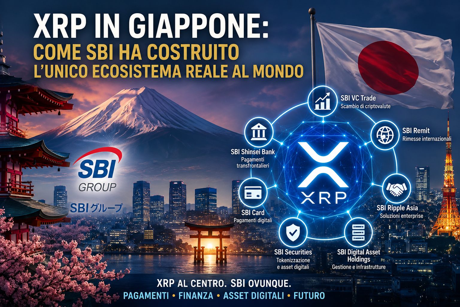 XRP in Giappone: come SBI ha costruito l'unico ecosistema reale al mondo