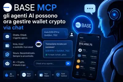 Base MCP: gli agenti AI possono ora gestire wallet crypto via chat