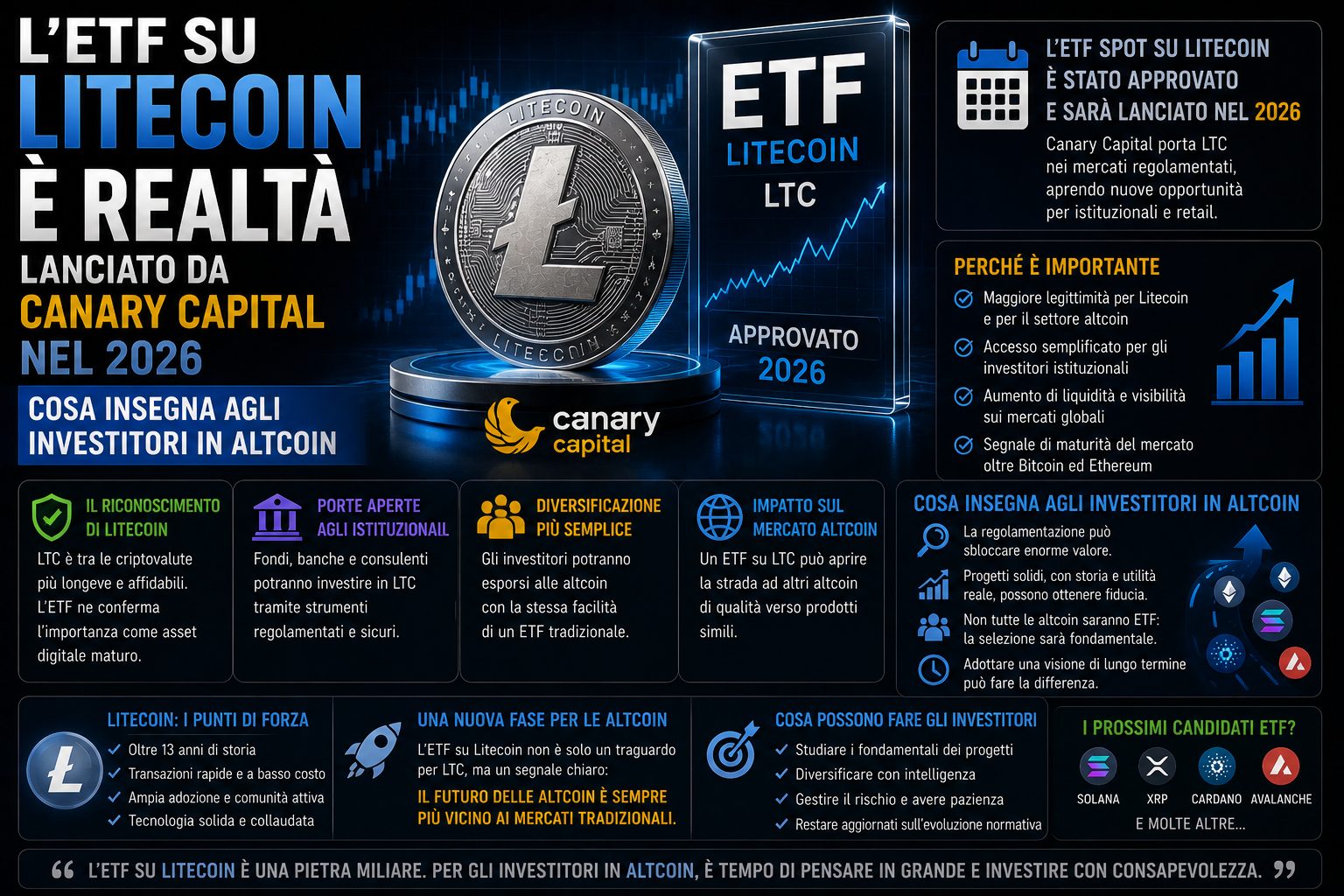 L'ETF su Litecoin è realtà: cosa insegna agli investitori in altcoin